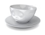 Kaffeetasse k�ssend, draufsicht