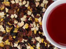 naturbelassener Fr�chtetee Zimt Apfel